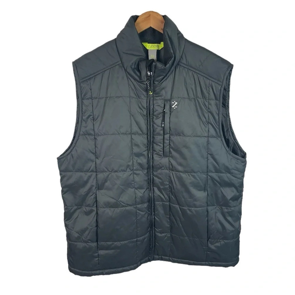 B10 Men’s IZOD Perform X Performance Full Zip Puffer Vest Jacket XL